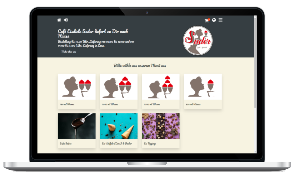screenshot of Limendo Menu